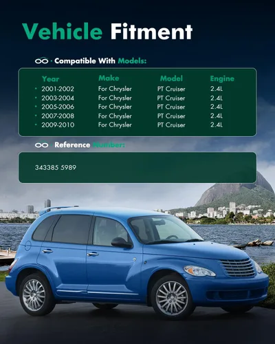 Miniatura 4 de SCITOO Juego de amortiguadores 2001-2010 para Chrysler PT Cruiser Conjunto de puntales de choque traseros 343385 5989 Amortiguadores de reemplazo