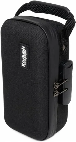 Kashmir Bolsa a prueba de olores con cerradura de combinación, funda de viaje a prueba de olores, forro de carbón activado, con cerradura, a prueba