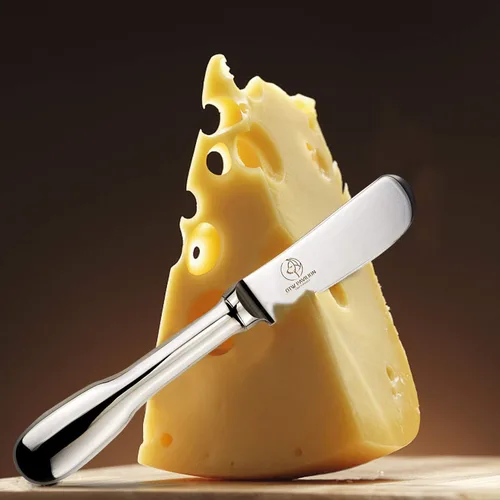 Miniatura 6 de Juego de 6 cuchillos de mantequilla de acero inoxidable 18/10 para queso de mantequilla y postre