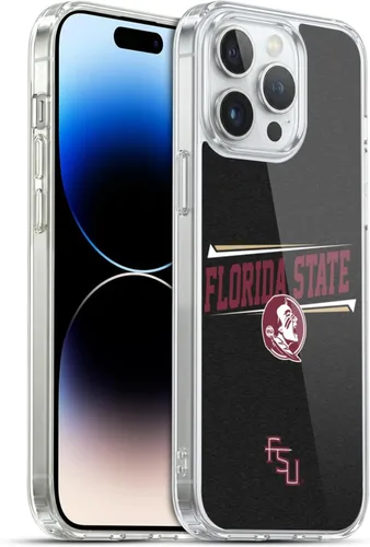 Miniatura 42 de Head Case Designs Funda de gel suave FSU Seminoles de la Universidad Estatal de Florida con licencia oficial compatible con Apple iPhone 13 Pro Max