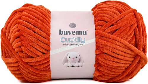 Miniatura 54 de Hilo de felpilla de terciopelo, súper suave y esponjoso, para tejer, hacer manualidades, color amigurumi, duradero para el desprendimiento, 3.53