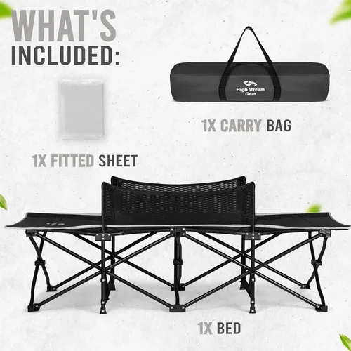 Miniatura 6 de Cama de Cuna para Niños Pequeños: Cuna Plegable Portátil para Viajes, Camping y para Niños, Ideal para Exteriores y Huéspedes Jóvenes en Casa. Cama