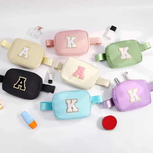 Miniatura 8 de YOOLIFE - Cangureras cruzadas con iniciales, regalos de cumpleaños personalizados para mujeres, adolescentes, niñas, su madre, hija, hermana