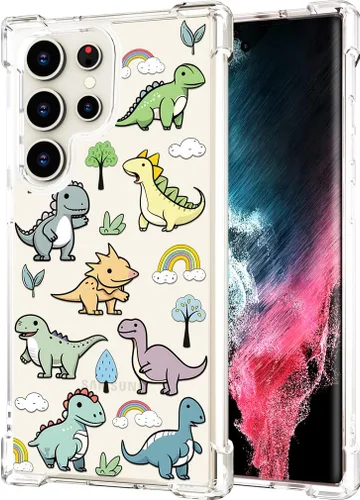 Miniatura 28 de Hungo Funda compatible con Samsung Galaxy S23 con diseño floral y bonito diseño transparente, femenino para mujeres y niñas, con hermoso clavel