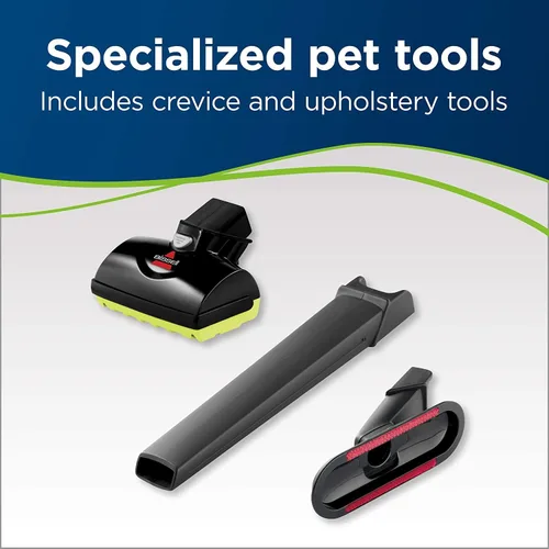Miniatura 10 de Bissell Borrador de pelo para mascotas, aspiradora de mano inalámbrica, para el hogar, automóvil y mascotas, herramienta para hendiduras