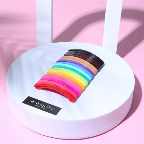 Miniatura 6 de Pasadores de pelo pequeños de plástico para peinar, abrazaderas decorativas para medio recogido y cola de caballo, para niñas, mujeres con cabello