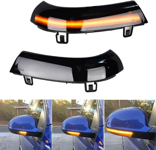 Miniatura 4 de Indicador de señal de giro de espejo lateral, luz LED secuencial dinámica para VW Golf 5 GTI V Jetta MK5 Passat B6 B5.5 Eos R32 Rabbit, luz