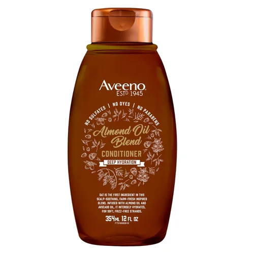 Acondicionador de mezcla de aceite de almendras sin sulfato con aceite de aguacate para una hidratación intensa, acondicionador hidratante profundo