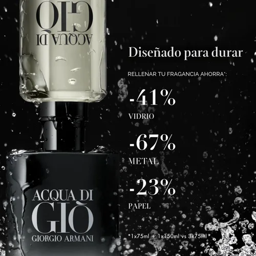 Miniatura 7 de Armani Beauty - Acqua di Giò - Parfum - Colonia para Hombre - Fragancia Masculina Fresca y Aromática - Notas de Bergamota, Jengibre, Marino