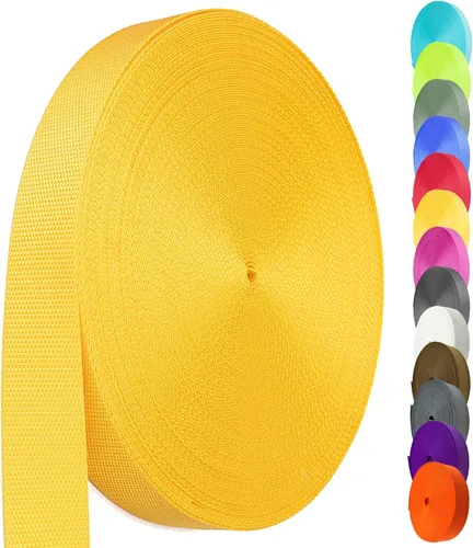 Miniatura 13 de Cinta de nailon de 1.5 pulgadas, correa de nailon resistente de 12 yardas, cinta de nailon duradera para equipo de interior o exterior, manualidades