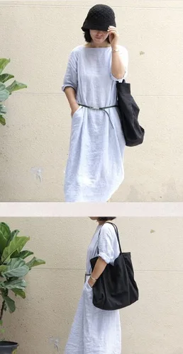 Miniatura 4 de Jeelow Bolso de mano de lona para hombre y mujer