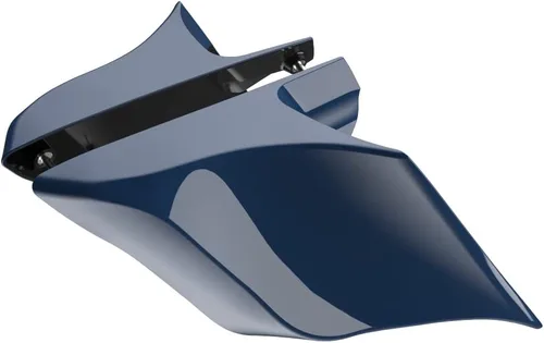 Miniatura 78 de Advanblack Barracuda - Cubiertas laterales estiradas plateadas (brillantes), paneles extendidos para Harley Touring Street Glide Road Glide Electra