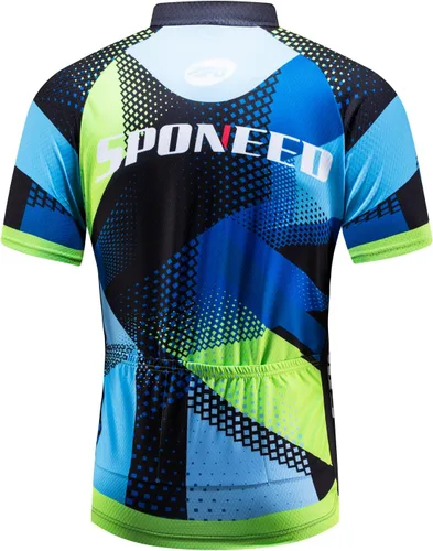 Miniatura 3 de Camiseta de ciclismo de manga corta para hombre, camisetas de ciclismo de carretera que absorben la humedad