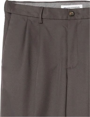 Miniatura 5 de Tienda Essentials Pantalón de vestir plisado de cintura expandible para hombre