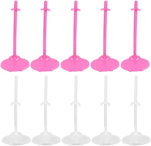 Sewroro 20 soportes para muñecas, soporte de exhibición mini soporte de muñeca, marco de soporte universal (color 2)