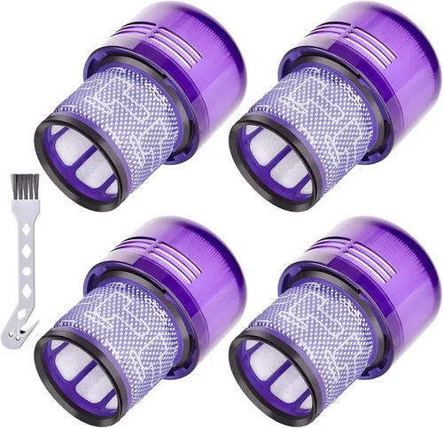 Paquete de 4 filtros de repuesto para aspiradora inalámbrica Dyson V11, Dyson V11 Torque Drive, V11 Animal, V15 Detect, Comparar con la Parte # V11