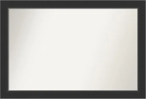 Miniatura 243 de Amanti Art Espejo personalizado, espejo de baño negro Astor, espejo de pared o espejo de tocador de baño sobre el fregadero (25 x 25 pulgadas)