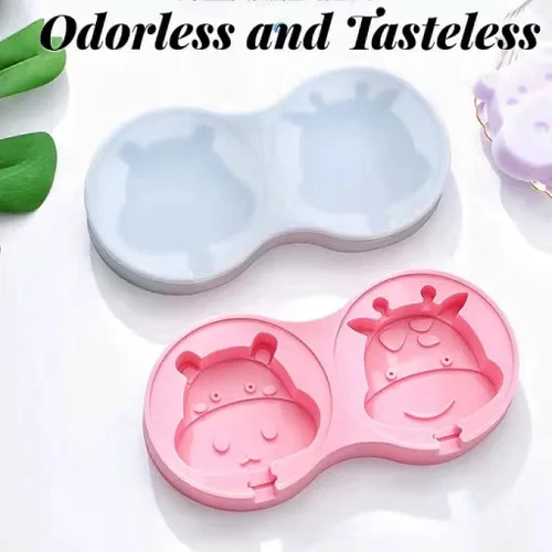 Miniatura 2 de AuraGlor Juego de 2 moldes para hacer paletas, moldes para helados, moldes para hacer helados, accesorios de cocina, fácil liberación, leche