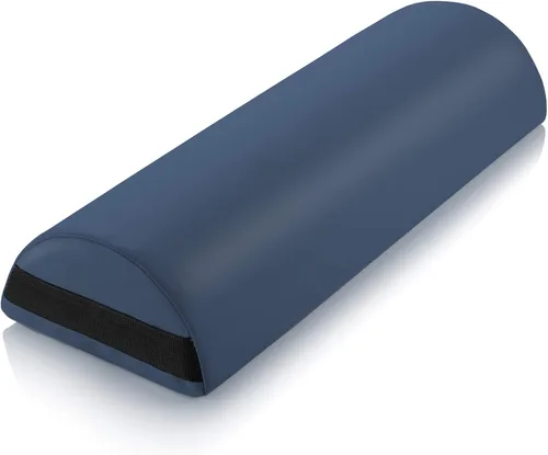 Miniatura 11 de Saloniture Almohadilla de almohada jumbo para mesa de masaje media redonda, para debajo de la rodilla, 26 x 9 x 4.5 pulgadas, color negro