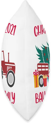 Miniatura 2 de Almohada de Navidad 2021 Ballard Family Matching Name Tractor Farm