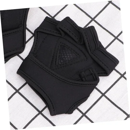 Miniatura 7 de INOOMP Guantes de gimnasio para hombres y mujeres, guantes de entrenamiento para hombres, guantes de mano para hombres y hombres, guantes sin dedos