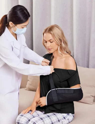 Miniatura 3 de Deyeek Camisas de mastectomía con bolsillos de drenaje para cirugía lateral de hombro para mujer, camisas de quimioterapia para acceso a puertos