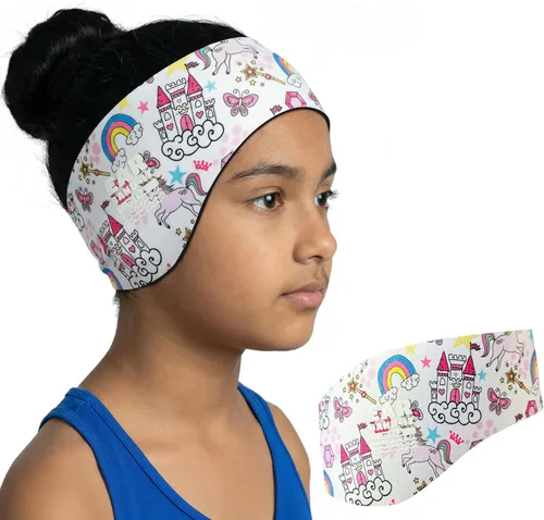Earvolution Ear Band-It Ultra Swimming Headband for Kids and Adults - Invented by Ear, Nose, and Throat Physician - Custom Anti-Slip Grip Neoprene