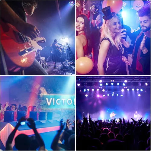 Miniatura 8 de U`King Luces LED Par de luces inalámbricas alimentadas por batería para eventos 18W RGB luz de iluminación de escenario recargable 20 horas por