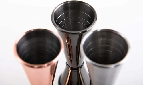 Miniatura 8 de BARIANTTE - Jigger de cóctel para bartending, vaso de chupito japonés de 2 onzas, 1 oz, color negro Negro espacial