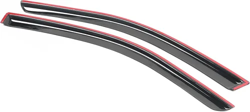 Miniatura 3 de IKON MOTORSPORTS Visera de ventana compatible con Honda Accord 2DR 2013-2017, humo acrílico tintado, 2 unidades, protección contra la lluvia