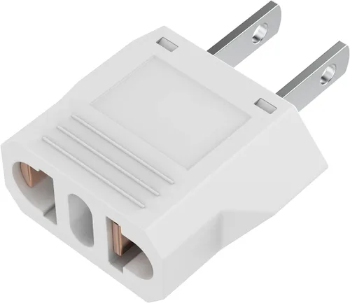 Miniatura 3 de Adaptador de enchufe europeo a EE. UU. - Australia, China, Italia, Suiza, Europa a Estados Unidos Adaptador de viaje - Convertidor de salida