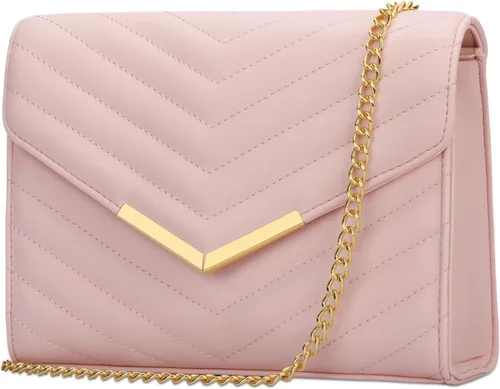 Miniatura 18 de KKXIU - Carteras de mano formales para mujer de cuero vegano, tipo sobre, para noche, clutch, para fiesta, boda, cóctel, nupcial