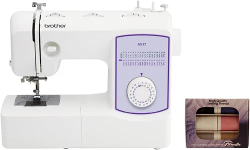 Miniatura 11 de Brother GX37 37-Stitch Sewing Machine, Hard Plastic Storage and Carry Case and 5-Piece Sewing Machine Needles