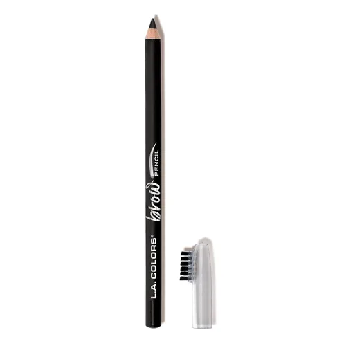 Miniatura 9 de L.A. COLORS Lápiz de cejas On Point, negro suave CBP398 2-Negro suave