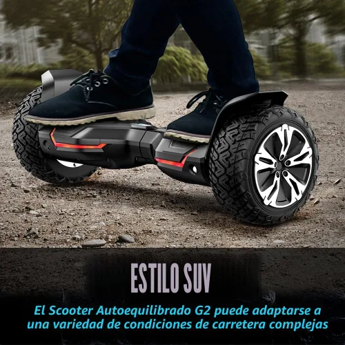 Miniatura 3 de Gyroor Warrior 8.5 inch All Terrain Off Road Scooter with Bluetooth Speakers and LED Lights,Self Balancing Scooter for Kids ages 6-12 and Adults