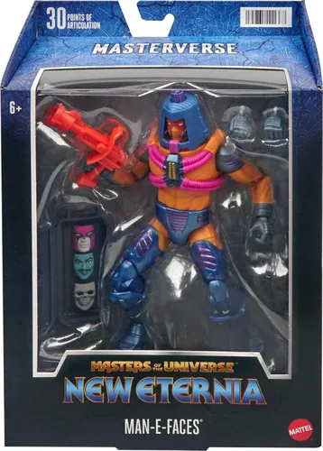 Miniatura 2 de Masters of the Universe Masterverse Figura de acción, juguete coleccionable de Man-E-Faces con articulación y accesorios, 7 pulgadas