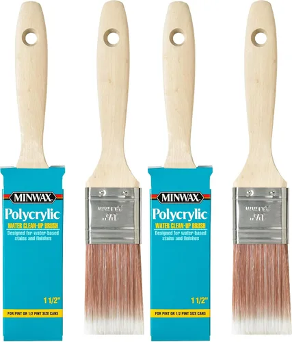 Miniatura 8 de Minwax 427310008 Cepillo de manchas de madera policrílica, 1.5 pulgadas, color blanco
