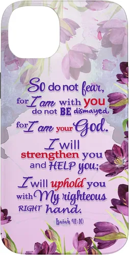 Miniatura 15 de So Do Not Fear for I 'm with You Isaías 41:10 - Funda cristiana para iPhone 17