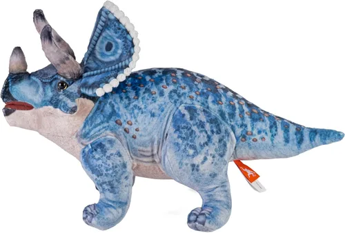 Miniatura 3 de Wild Republic Colección Artista, Triceratops de dinosaurio, regalo para niños, 15 pulgadas, juguete de peluche, botellas de agua recicladas