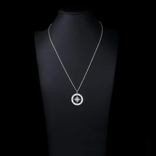 Miniatura 3 de Alphm Collar con colgante vikingo de plata esterlina S925 para hombres y mujeres, joyería de viaje para graduación, amistad, talismán, joyería