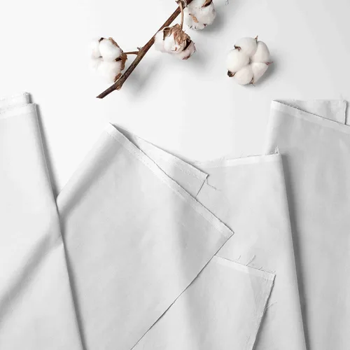 Miniatura 5 de Bacati Falda de cama sólida para cuna/niño pequeño, color blanco, 13 pulgadas
