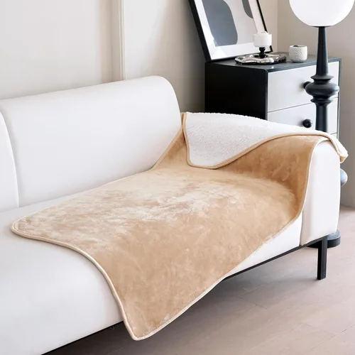 Miniatura 9 de gogobunny Manta de cama impermeable, manta reversible de forro polar Sherpa para perro, cachorro y gato, funda de muebles que protege la cama