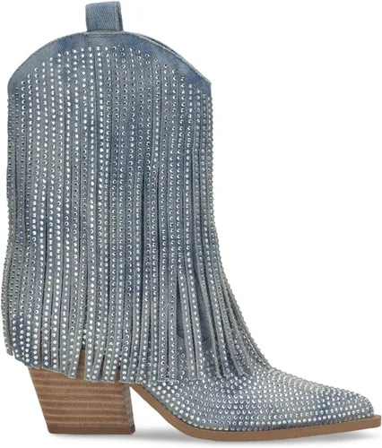 Miniatura 2 de Jessica Simpson Botas vaqueras con diamantes de imitación para mujer