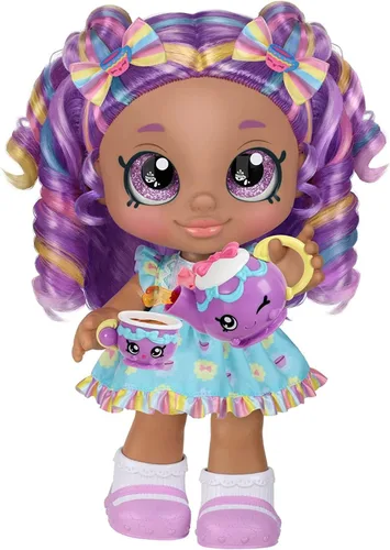 Miniatura 17 de Kindi Kids Aromática Sisters Pawsome Royal Family - Muñeca de Juego Preescolar de 10": Tiara Sparkles, Baby Kindi de 6.5": Teenie Tiara, y Kindi