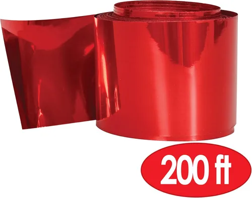 Miniatura 2 de Beistle Rojo 200' GLEAM 'N STREAMER, talla única (55365-R)