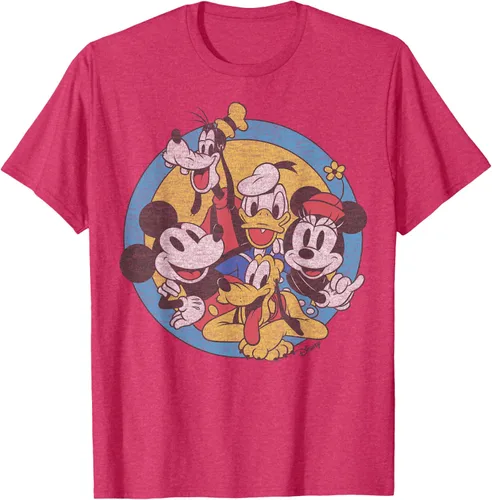 Miniatura 26 de Disney Camiseta retro de Mickey and Friends Group Shot