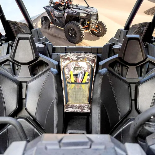 Goldfire RZR PRO XP - Paquete de bolsas de asiento central UTV, bolsa de almacenamiento, organizador de herramientas, bolsa de engranaje, 1680D,