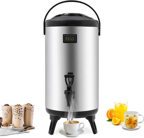 Miniatura 12 de Dispensador de bebidas aislado, dispensador térmico de bebidas frías y calientes de 12 litros/3.17 galones, dispensador de bebidas calientes aislado