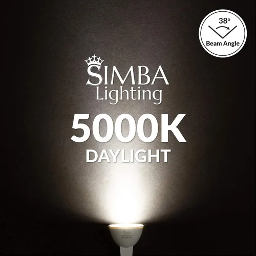Miniatura 8 de Simba Lighting Bombilla LED MR16 de 3.5 W 12 V (paquete de 6) de repuesto de foco halógeno de 20 W para paisaje, acento, luces de pista, lámparas