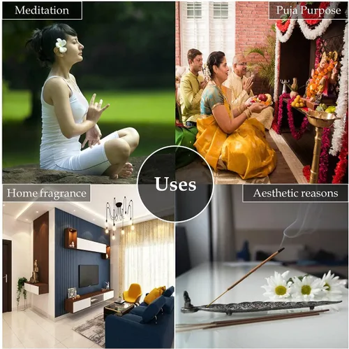 Miniatura 5 de Hem Incense-OM - Varitas de incienso (120 palitos en una caja) Frescura y meditación Artículos de habitación Puja para un entorno aromático